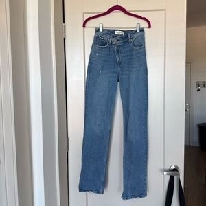 Abercrombie & Fitch 90s Straight Ultra High Rise Jeans, Size 24